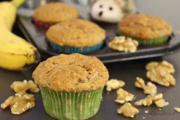 Muffin banana e noce