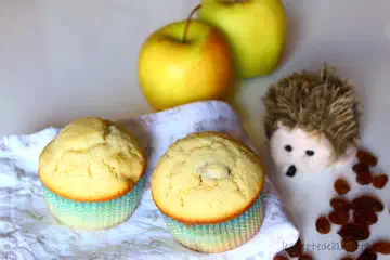 Muffin mele e uvetta