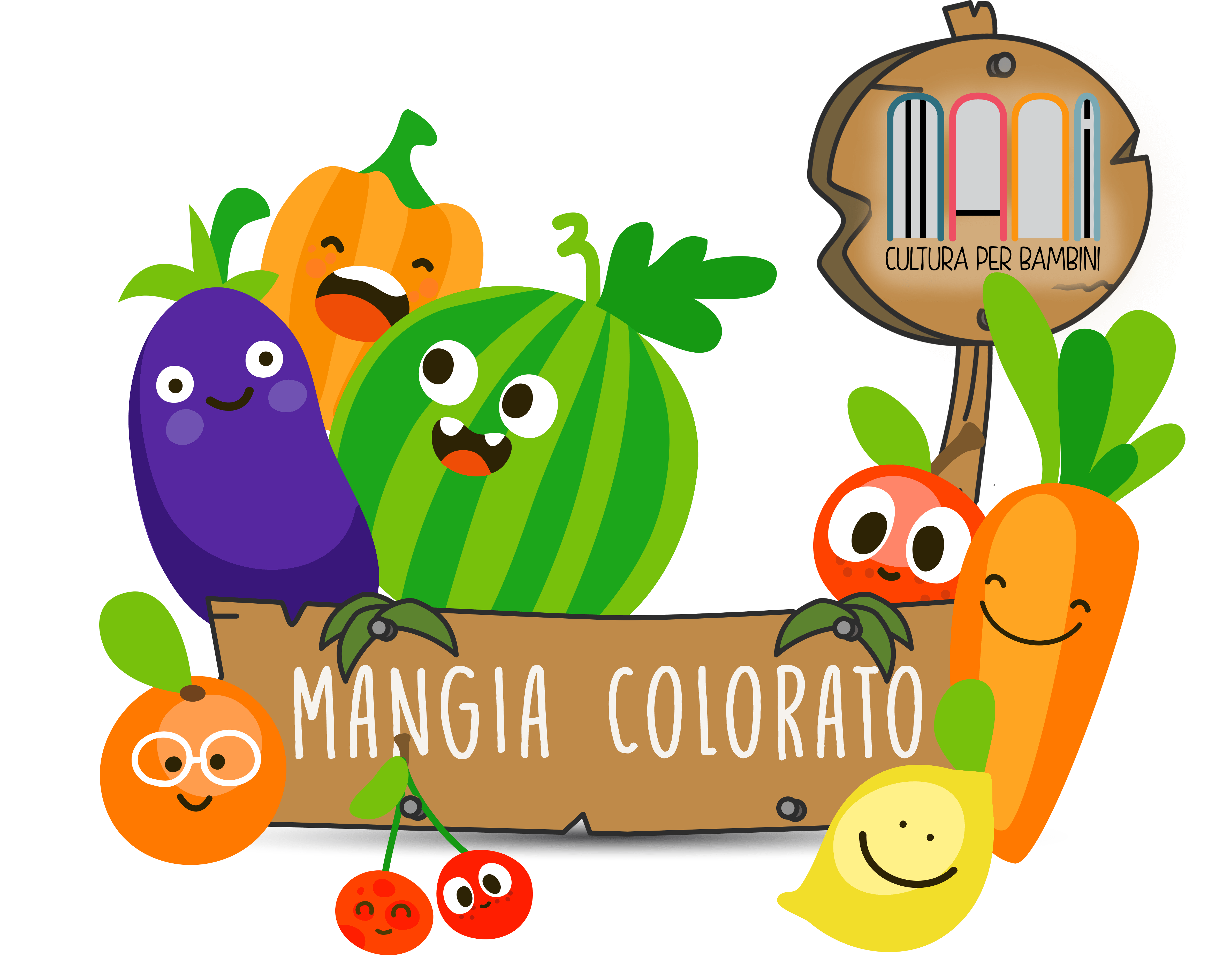 Mangia colorato - logo