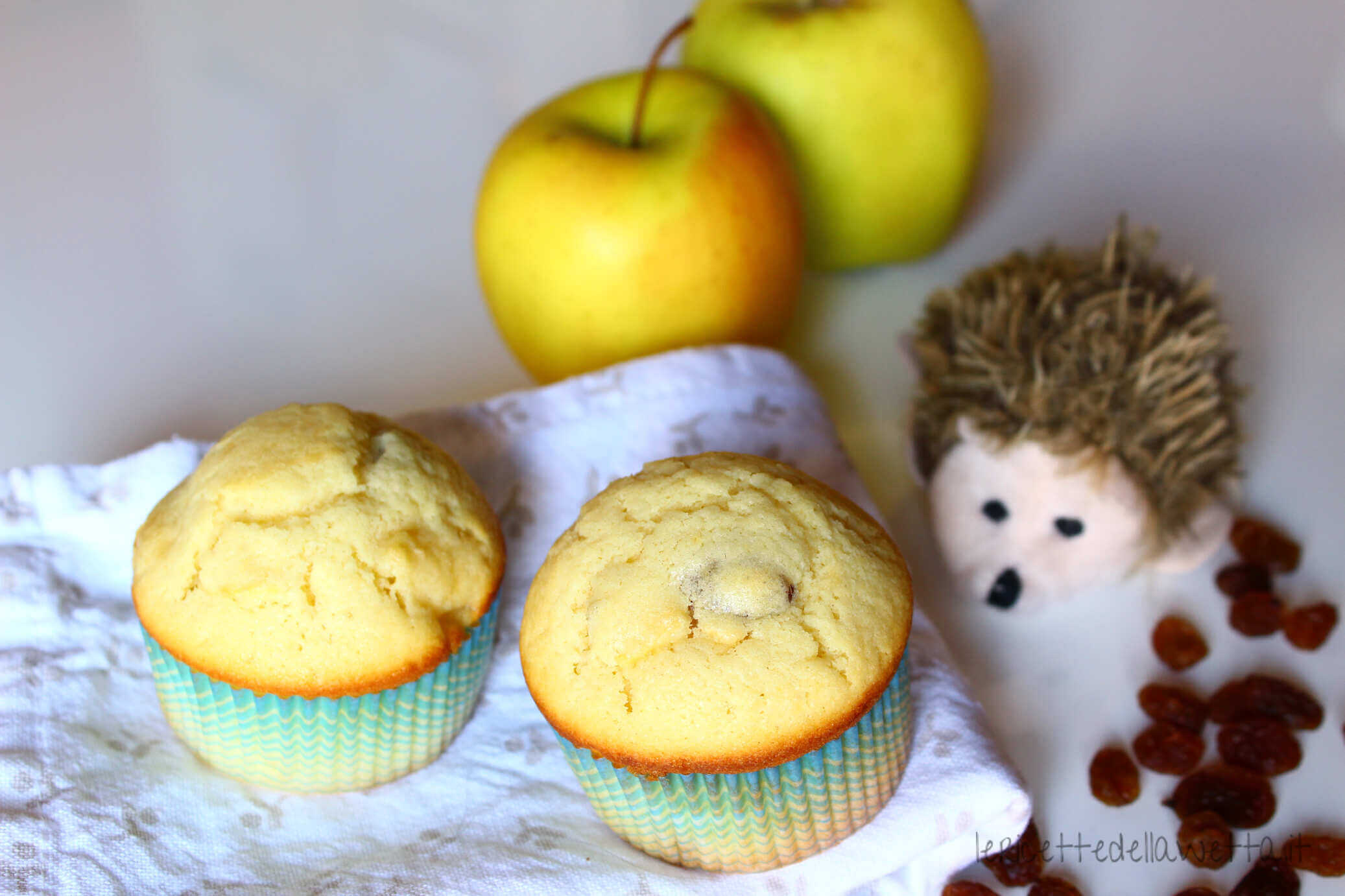 Muffin mele e uvetta